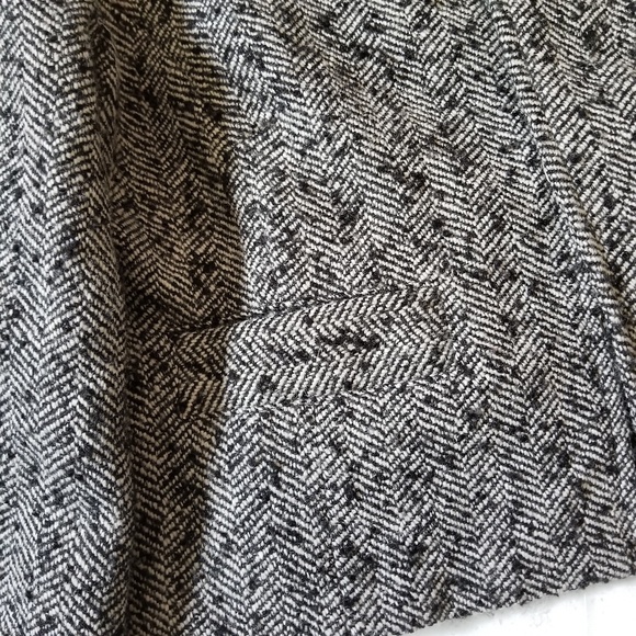 Forever 21 Cropped Tweed Blazer Black White Large - Picture 4 of 8